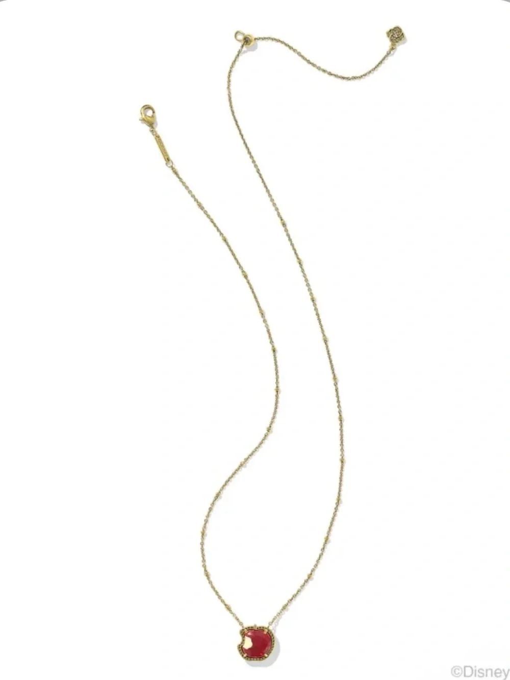 Disney X Kendra Scott Snow White Poisoned Apple Pendant Necklace - Picture 3 of 4